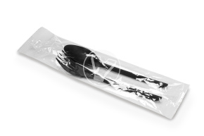 Набор "Премиум" 2/1, черный (вилка, ложка)