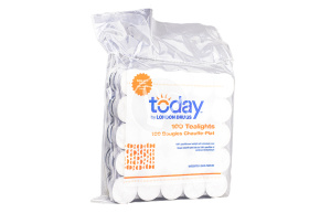 Свеча чайная в гильзе, 100 шт/уп