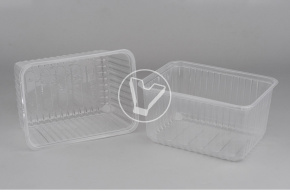 Контейнер прозрачный, 1500 мл, 179*132*98 мм, СтиролПласт