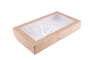 Упаковка для десертов Candybox, 230*140*60 мм, крафт