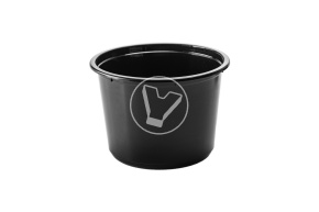 Soup container K115, 500 ml, black, without lid