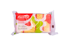 Large-pored kitchen sponge, 5 pcs/pack, Intensive