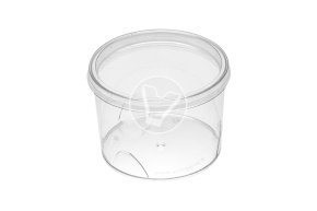 Крышка к круглой креманке 200 мл, 400 шт/кор