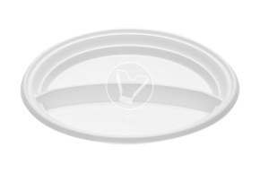 Flat plate, with two sections, diameter 205 mm, StirolPlast
