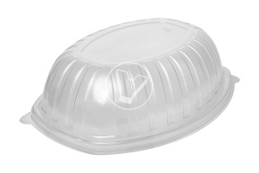 Крышка к контейнеру под курицу СпК-258, 258*202*72 мм, прозрачная