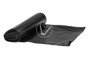 Garbage bag without label, 120 l, 25 microns, 80*110 cm, 10 pcs/pack