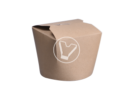 Paper container for China Box noodles, craft, 500 ml