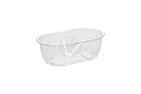 Container SpK-1409, 375 ml, transparent, StirolPlast