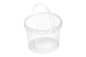 Банка с крышкой, прозрачная, d 122 мм, 800 мл