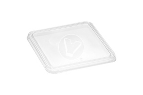 Lid for square bowl 350 ml, transparent