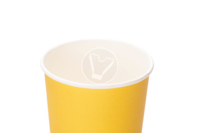 Стакан 350 мл, желтый, d 90 мм, Лига Пак