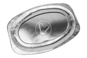 Aluminum dish, oval, 546*362*16 mm