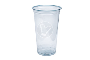 Plastic cup, shaker, transparent, 500 ml