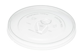 Крышка плоская к стаканам Bubble Cup, d 90 мм