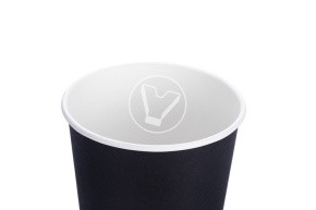 Стакан 400 мл, черный, d 90 мм, Unikscup