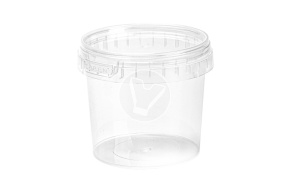 Jar with lid, transparent, d 95 mm, 365 ml
