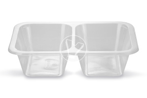 Sealing container, transparent, 180*137*45 mm, 626 ml