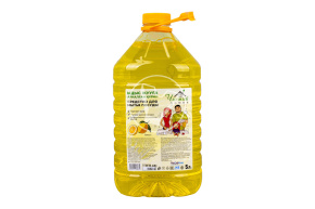 Средство для мытья посуды "Чистый Домик", лимон, 5 л