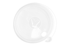 Крышка с клапаном, прозрачная, d 90 мм