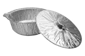 Форма алюминиевая "Кастрюля" с крышкой Y338, 4800 мл, 328*115 мм, Lamina