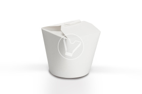 Paper container for China Box noodles, white, 750 ml