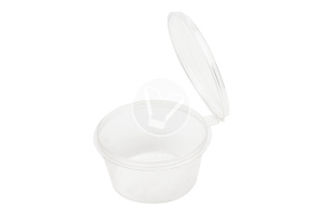 Sauce bowl with combined lid 1246P, transparent, 50 ml