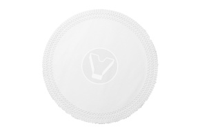 Салфетка с ажурным краем, круглая, d 240 мм, белая, 250 шт/уп