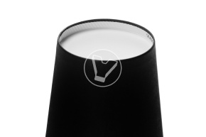 Cтакан бумажный 400 мл, черный, однослойный, d 90 мм