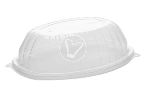 Крышка к контейнеру под курицу СпК-258, 258*202*72 мм, прозрачная