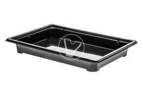 Sushi bottom SpK-19, black, 188*134*25 mm