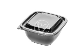 Container C12 for cold, 500 ml, 12*12 cm, black