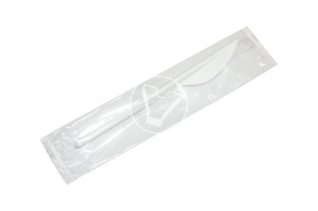 Набор 1/1, белый (нож столовый "Эконом")