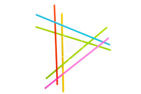 Straws without corrugation, multi-multicolored, diameter 8 mm, length 240 mm, 300 pcs/pack, Yan`s