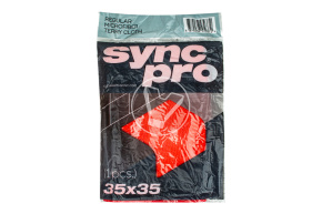 Салфетка из микрофибры 35*35, 280 гсм, SyncPro (красная)