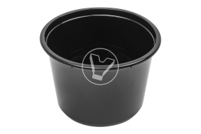Soup container K115, 500 ml, black, without lid