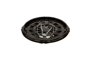 Cake container, brown, T-195, diameter 232 mm