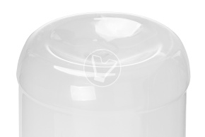 Round bottle with wide neck, without lid 500ml, transparent