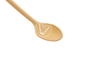 Tea spoon "Biopolymer", craft, length 125 mm