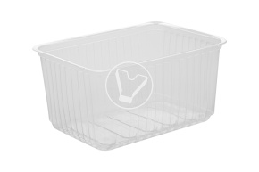 Контейнер прозрачный, 1500 мл, 179*132*98 мм, СтиролПласт