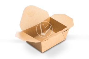Universal box, 600 ml, for noodles, second dishes and trimmings, "ECO FOLD BOX"
