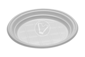 Dessert plate, white, diameter 165 mm, StirolPlast