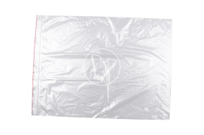Plastic poly bag with resealable lock, 350*450 mm