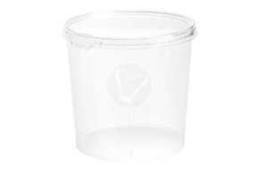 Банка с крышкой, прозрачная, d 118 мм, 850 мл