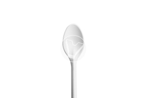 Tea spoon "Premium", white, length 125 mm
