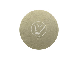 Подложка без держателя, круглая, d 260 мм, толщина 2,5 мм, золотистая-крафт, 10 шт/уп