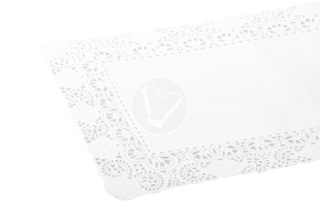 Paper lace doilies, rectangular, 200*300 mm, white, 250 pcs/pack, Deco