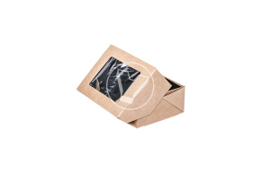 Self-assembled lunch box OneBox, 350 ml, black
