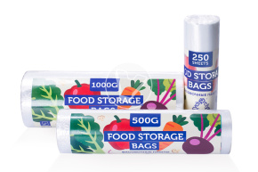 Produce plastic bag in a roll, 25*35cm, transparent Cyclic