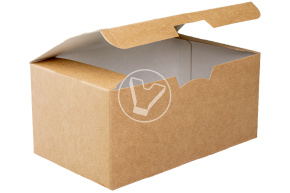 Контейнер бумажный Eco Fast Food Box, размер L, DoECO