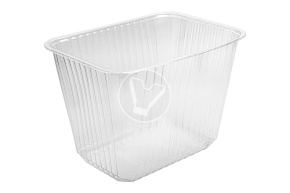 Container 2000 ml, 186*132*122.2 mm, transparent